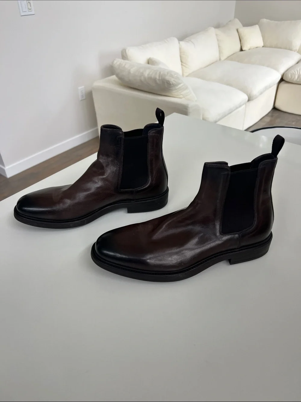 To Boot New York by Adam Derrick moro brown leather ankle boots 11.5